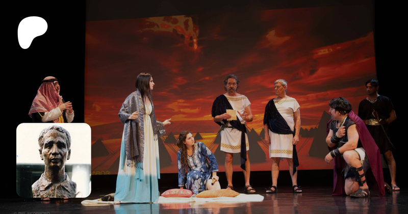 'Cleopatra, Queen of Exile ' stage prod. film