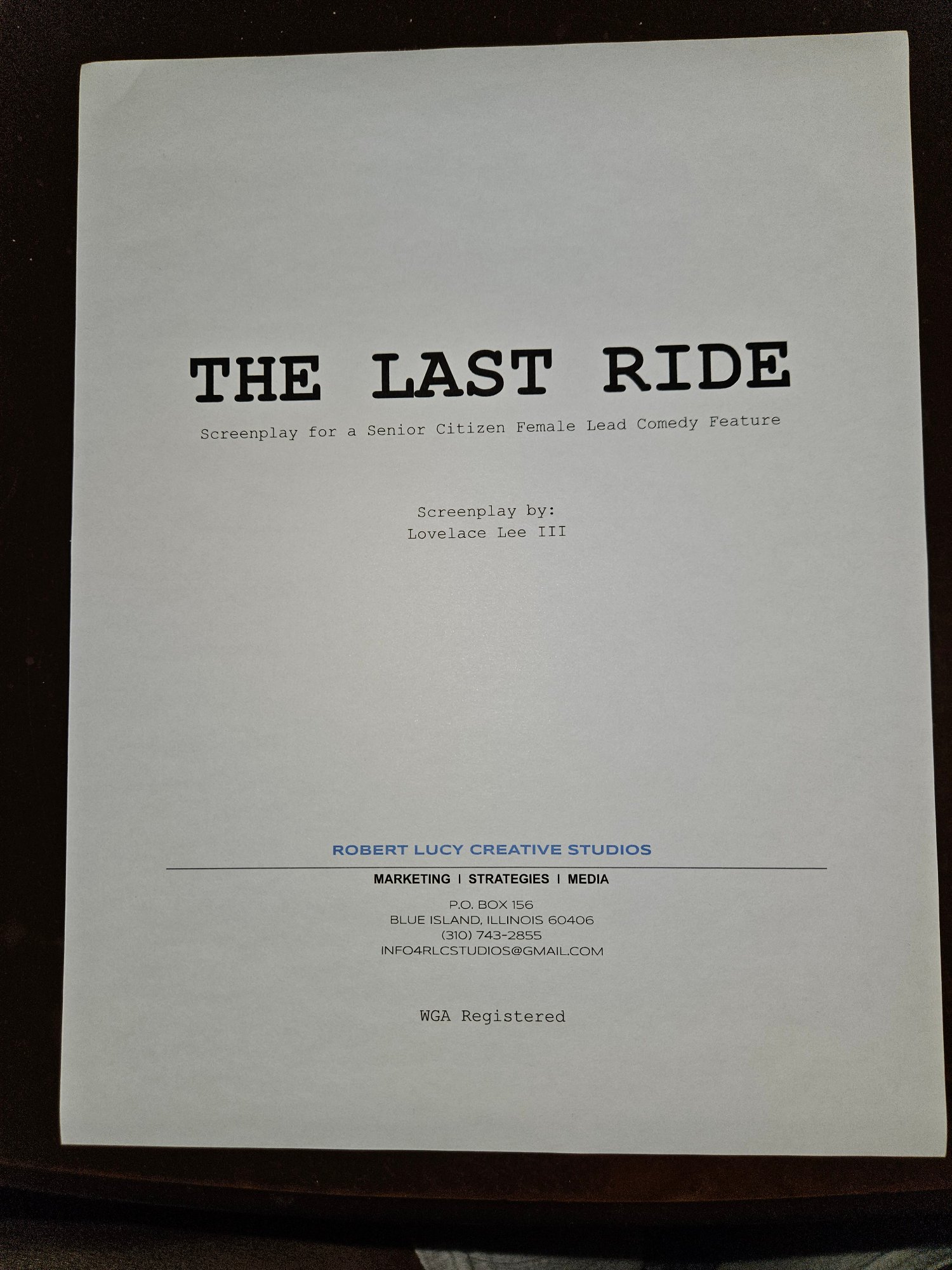 THE LAST RIDE