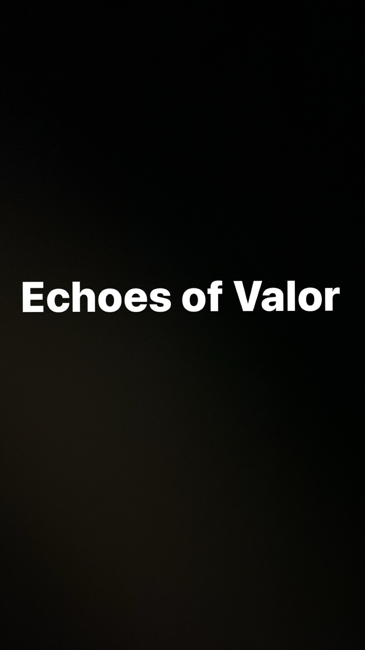 Echoes of Valor